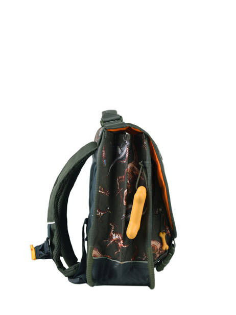 Satchel 2 Compartments Lily Boys Stones and bones Black boys B other view 2