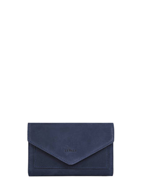 Portefeuille Etincelle Nubuck Cuir Etrier Bleu etincelle nubuck EETN469