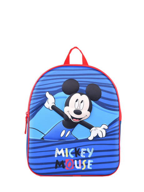 Backpack Mini 1 Compartment Mickey Blue stripe MICNIO3