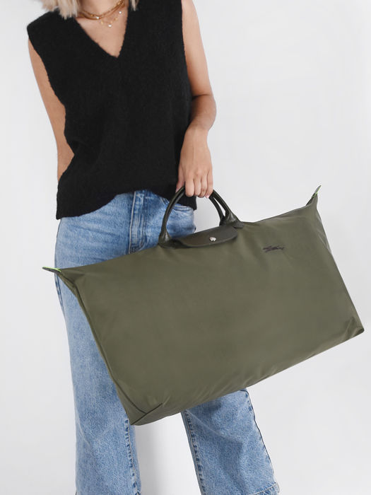Longchamp Le pliage green Travel bag Green