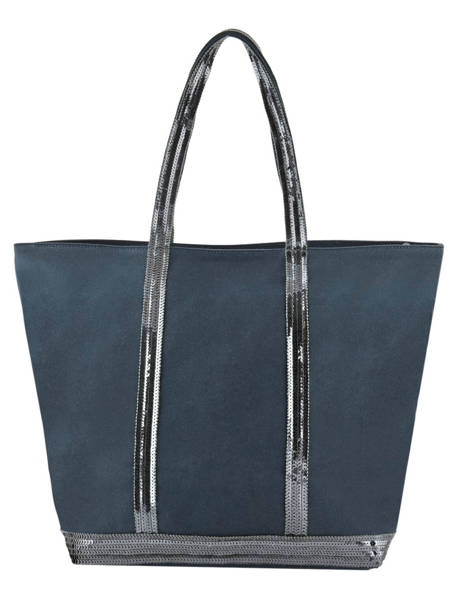 Large Zipped Shoulder Bag Le Cabas Sequins Vanessa bruno Blue cabas 1V40409