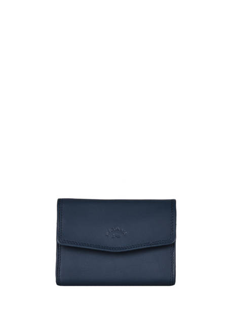 Porte-monnaie Cuir Katana Bleu marina 753058