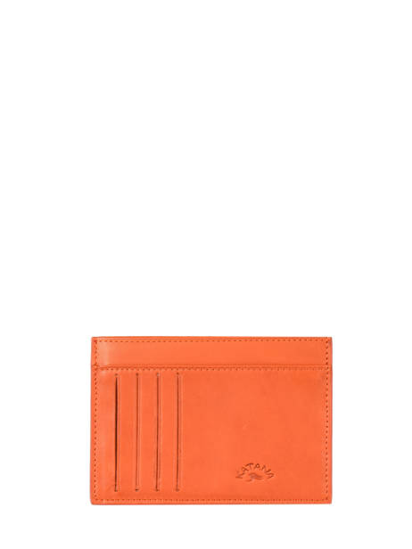 Card Holder Leather Katana Orange marina 753001