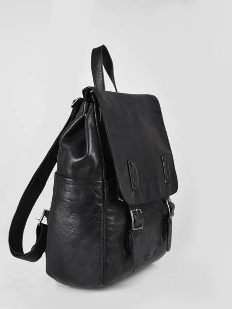 Backpack Basilic pepper Black traveler BTRA05 other view 2