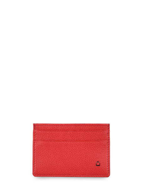 Porte-cartes Madras Cuir Etrier Rouge madras EMAD053