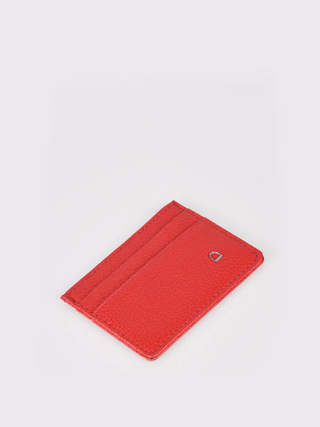 Card Holder Leather Madras Etrier Red madras EMAD011 other view 1