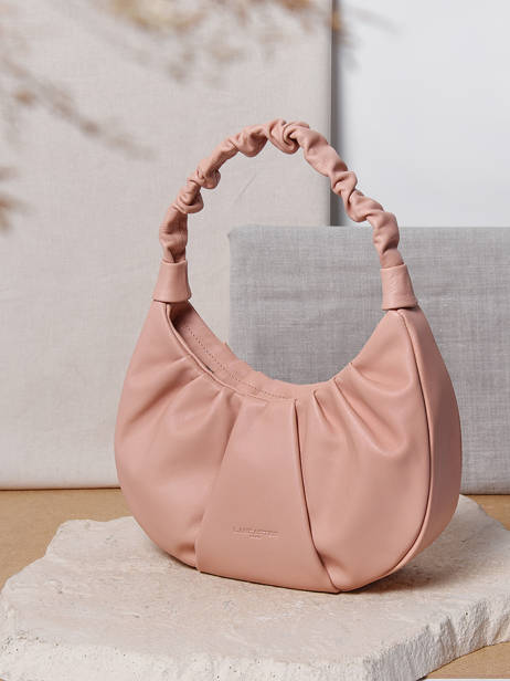 Leather Soft Chou Chou Shoulder Bag Lancaster Pink soft chouchou 14