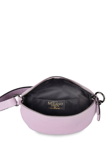 Leather Caviar Belt Bag Milano Violet caviar CA19091N other view 3