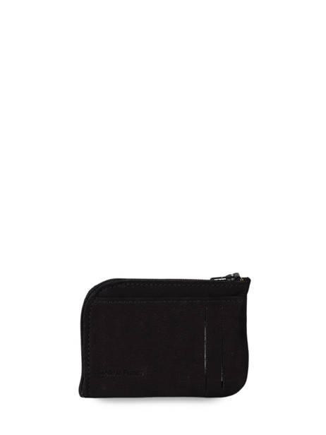 Porte-monnaie Etincelle Nubuck Cuir Etrier Noir etincelle nubuck EETN811 vue secondaire 2