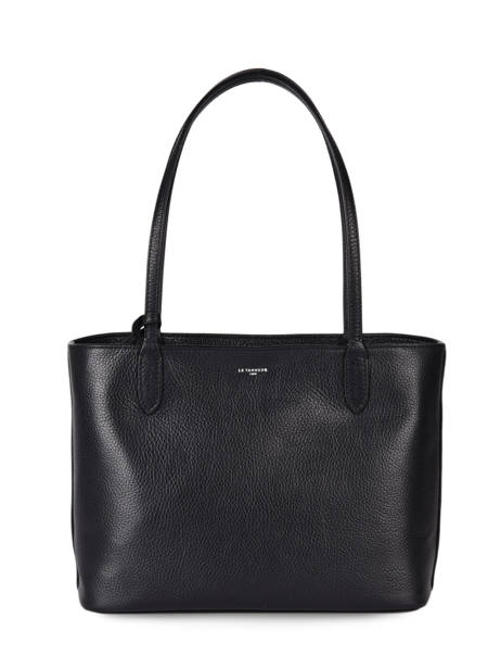 Shoulder Bag Louise Leather Le tanneur Black louise TLOS1651