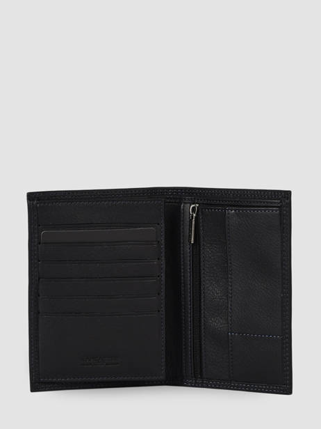 Wallet Leather Lancaster Black soft vintage homme 120-13 other view 1