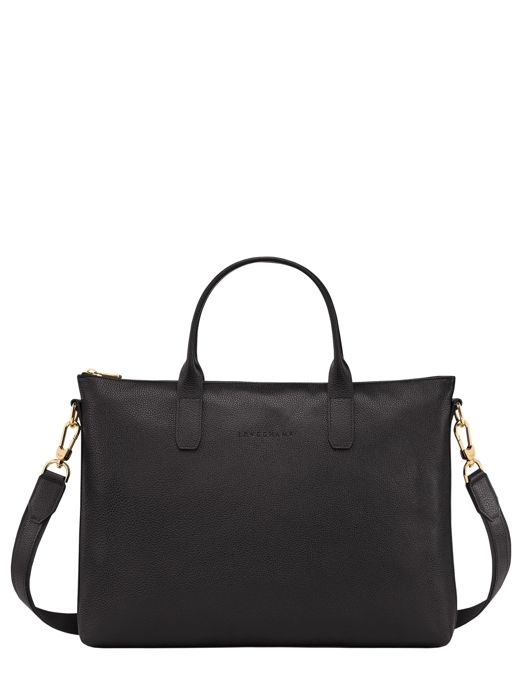 Longchamp Le foulonné Serviette Noir