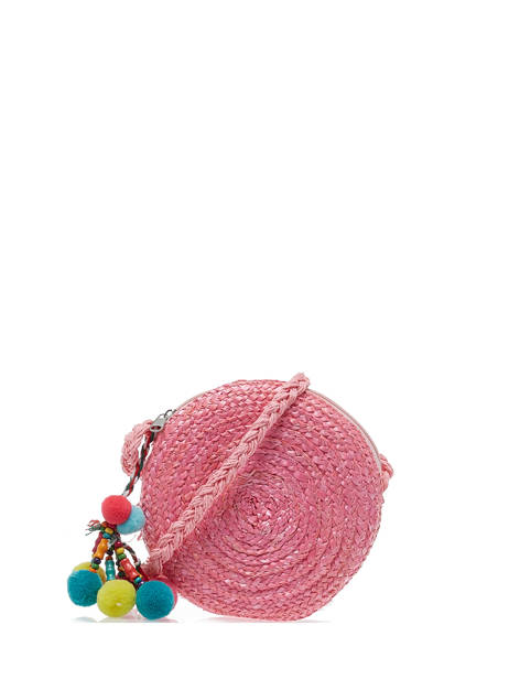 Sac Bandoulière Le voyage en panier Rose kids PM231