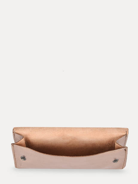 Pouch Leather Paul marius Pink vintage TROUSSE other view 1