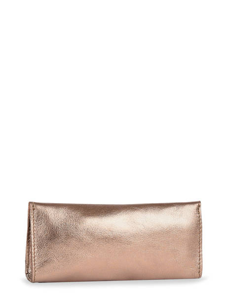 Pouch Leather Paul marius Pink vintage TROUSSE other view 2