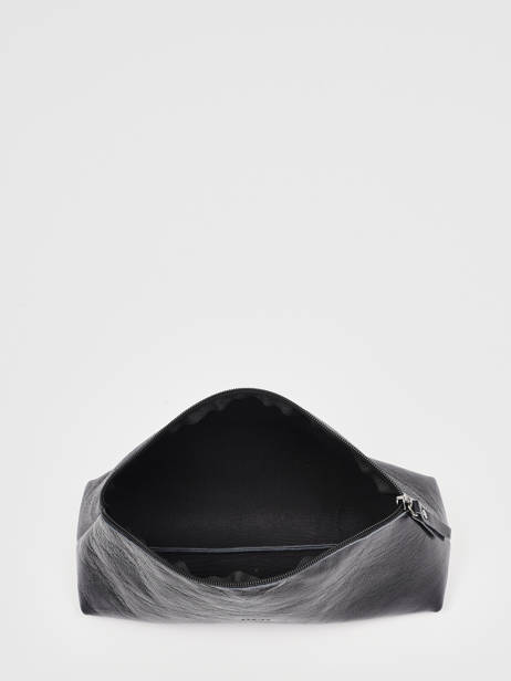 Metallic Leather Etincelle Pouch Etrier Black etincelle irisee EETI753 other view 1