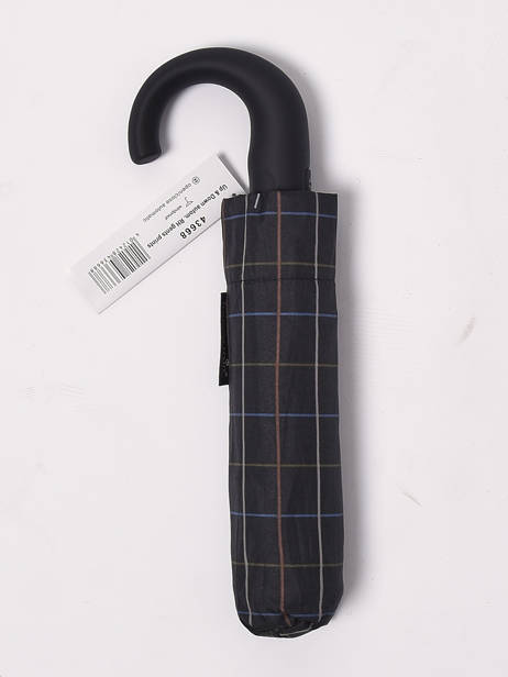 Foldable Umbrella Happy rain Black gents print 43668