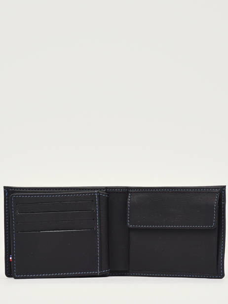 Wallet With Coin Purse Paris Leather Etrier Black paris EPAR121 other view 1