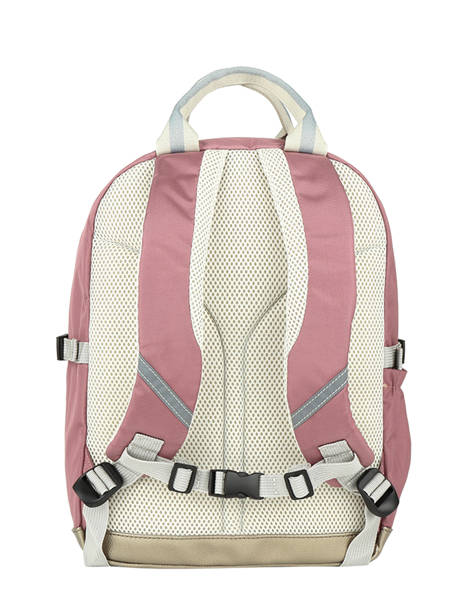 1 Compartment Backpack Caramel et cie Pink boheme FI other view 4