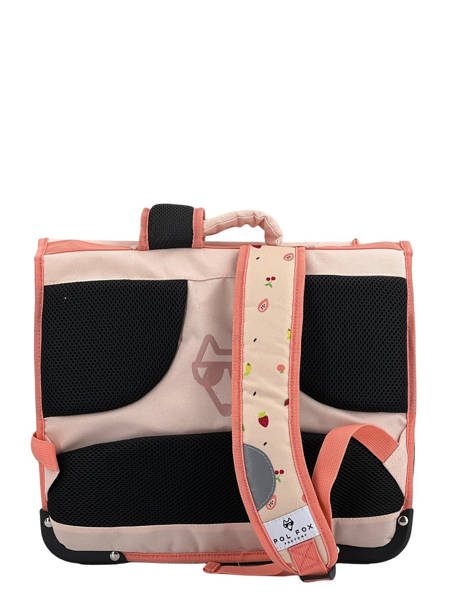2-compartment  Satchel Pol fox Pink fille FCA38R other view 7
