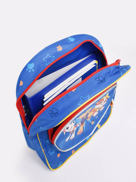 1 Compartment  Backpack Paw patrol Blue teamwork 1386 other view 3