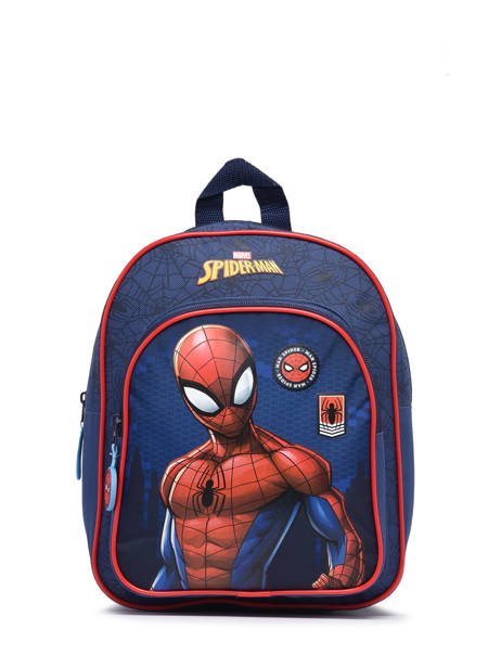 1 Compartment  Backpack Spiderman Blue strong 1609 other view 1