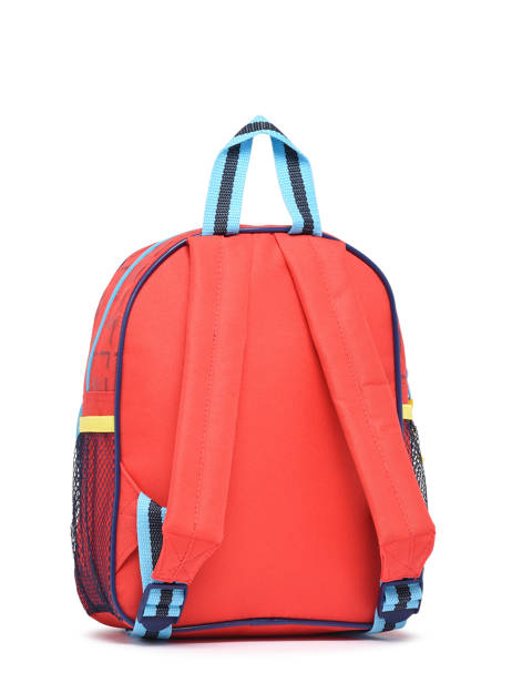 1 Compartment  Backpack Sam le pompier Red hero 2179 other view 4