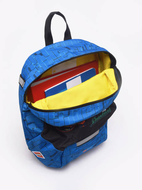 1 Compartment  Backpack Lego Blue city police adventure 25 other view 3
