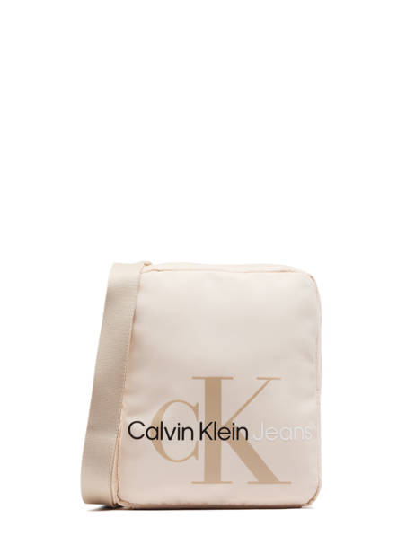 Crossbody Bag Calvin klein jeans Beige sport essentials K509357