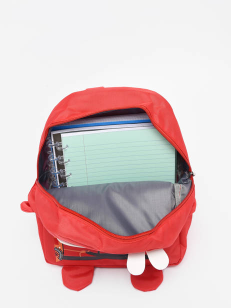 Mini  Backpack Miniprix Red kids 306 other view 2