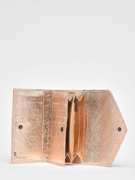 Leather Etincelle Irisée Portefeuille Etrier Gold etincelle irisee EETI469 other view 1