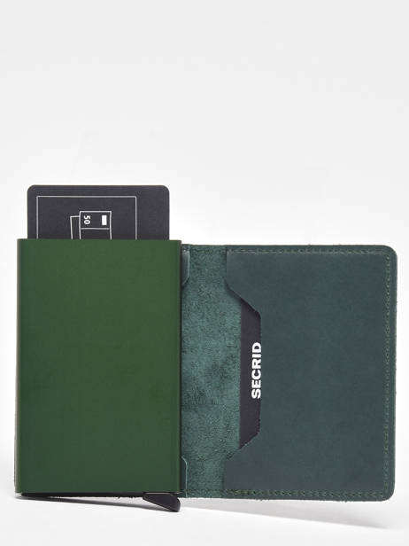 Card Holder Leather Secrid Green original SO other view 1