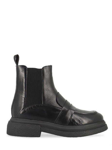 Chelsea Boots In Leather Semerdjian Black women E981E1