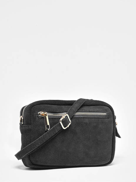 Crossbody Bag Velvet Suede Milano Black velvet VE19111G other view 3