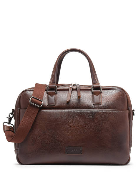 2-compartment  Business Bag Wylson Brown hanoi 9