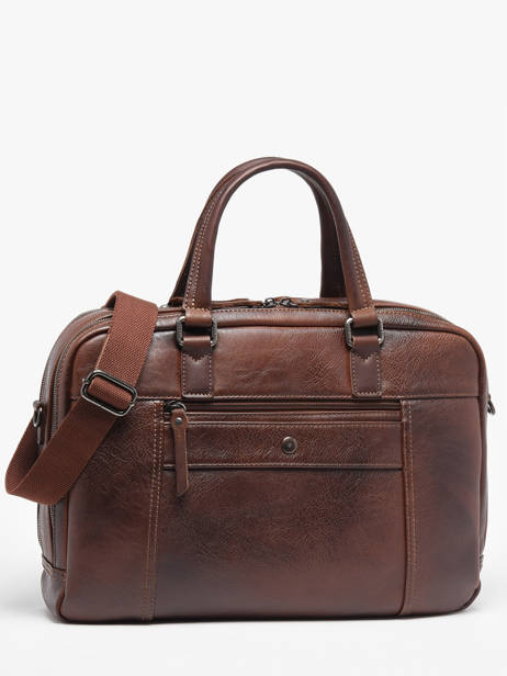 2-compartment  Business Bag Wylson Brown hanoi 9 other view 3