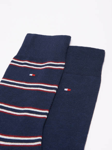 Men's Socks Tommy Stripe 2 Pairs Tommy hilfiger Red socks men 71220242 other view 1