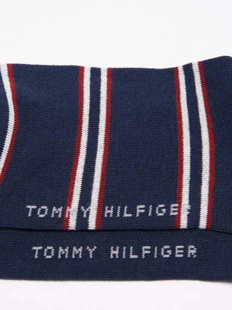 Men's Socks Tommy Stripe 2 Pairs Tommy hilfiger Red socks men 71220242 other view 2