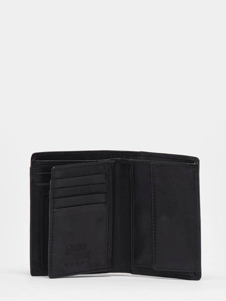 Wallet  Traveler Leather Basilic pepper Black traveler BTRA91 other view 2