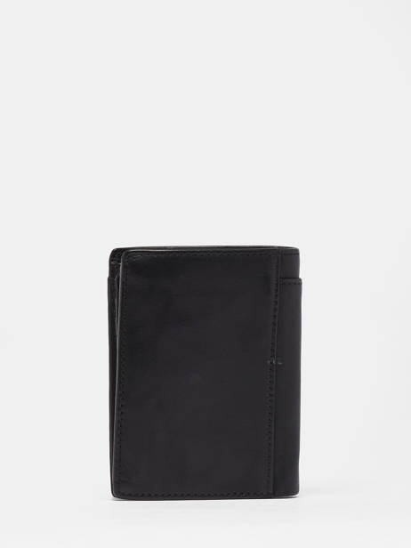 Wallet  Traveler Leather Basilic pepper Black traveler BTRA91 other view 3