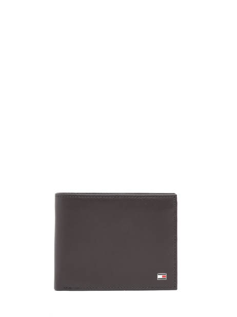 Wallet Leather Tommy hilfiger Brown eton AM00652