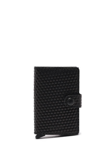 Card Holder Leather Secrid Black cubic MCU