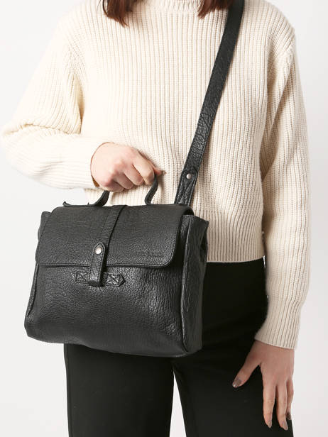 Lecorneille  Cuir Paul marius Noir vintage CORNEILL vue secondaire 1