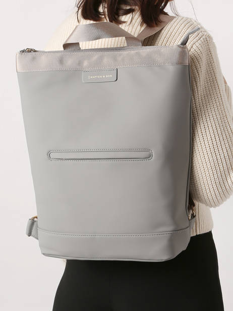 Business Backpack 14''laptop Kapten and son Gray backpack UMEA other view 1
