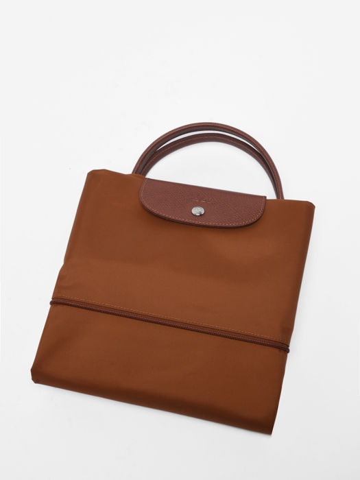 Longchamp Le pliage green Travel bag Brown