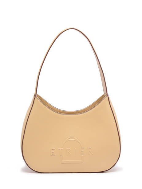 Shoulder Bag Fulgurant Leather Etrier Beige fulgurant EFUL011M