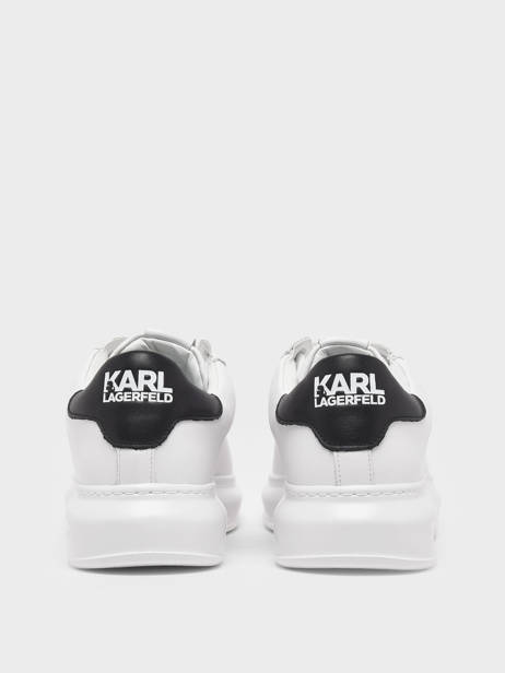 Sneakers Kapri Men Maison In Leather Karl lagerfeld White men KL52538 other view 3