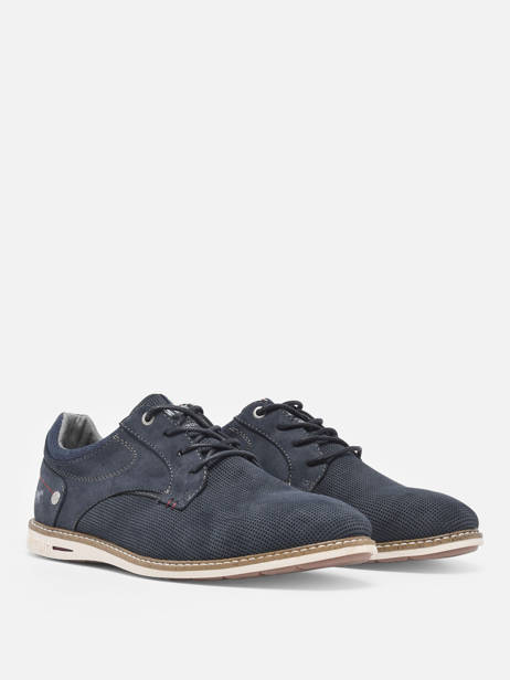 Chaussures De Ville Mustang Bleu men 4150310 vue secondaire 1