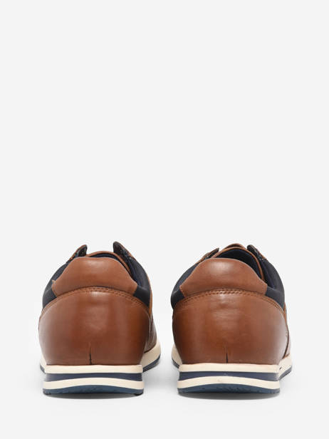 Sneakers Aimabli In Leather Redskins Brown men AIMABLI other view 3