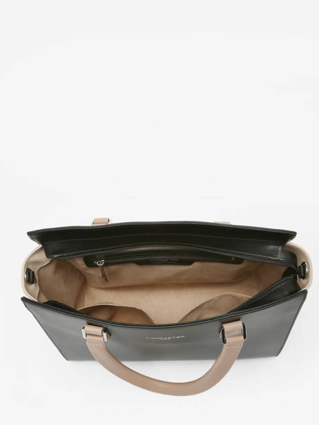 Sac Trapèze Smooth Cuir Lancaster Noir smooth 4 vue secondaire 3